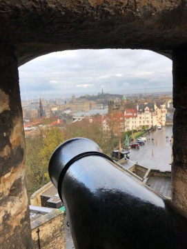 View of the city from Edinburgh Castle